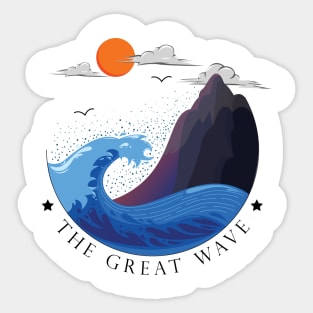 The Great Wave Sticker